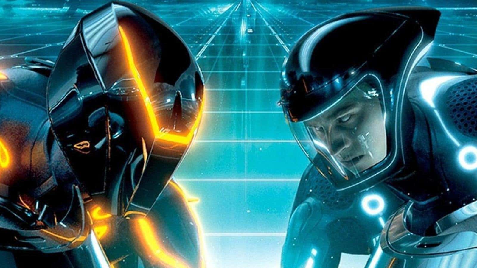 Clues compare to Sam in Disney's Tron: Legacy poster.